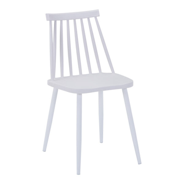 Τραπεζαρία Aurora I-Gustas pakoworld σετ 5τεμ sintered stone-μαύρο-λευκό 120x60x75εκ - Image 2