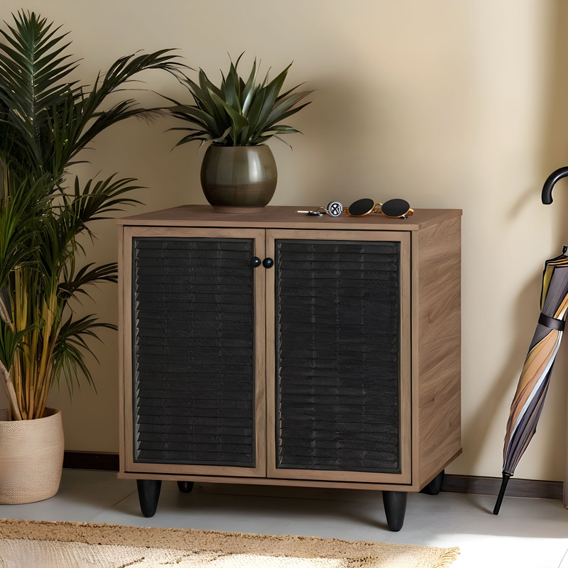 249-000001-1 Παπουτσοθήκη-ντουλάπι Ronan pakoworld χρώμα καρυδί 70.5x35x66εκ - Image 2