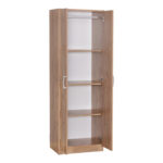 Ντουλάπα Jonar pakoworld δίφυλλη oak μελαμίνης 60x42x180εκ - Image 2