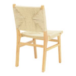 Καρέκλα Arten pakoworld σχοινί-rubberwood σε φυσική απόχρωση 60x55x85εκ - Image 2