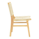 Καρέκλα Arten pakoworld σχοινί-rubberwood σε φυσική απόχρωση 60x55x85εκ - Image 3