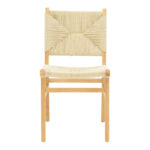 Καρέκλα Arten pakoworld σχοινί-rubberwood σε φυσική απόχρωση 60x55x85εκ - Image 4