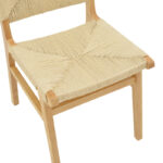 Καρέκλα Arten pakoworld σχοινί-rubberwood σε φυσική απόχρωση 60x55x85εκ - Image 7