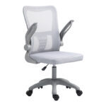 Καρέκλα γραφείου εργασίας Annalise pakoworld mesh γκρι 57x53x100εκ - Image 4