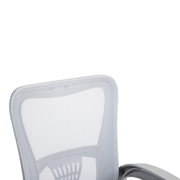 Καρέκλα γραφείου εργασίας Annalise pakoworld mesh γκρι 57x53x100εκ - Image 8