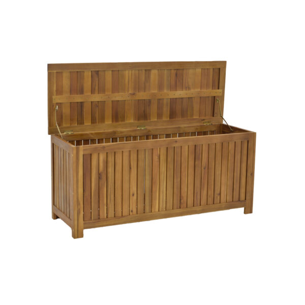 Μπαούλο Zarco pakoworld ξύλο ακακίας φυσικό 130x45x58εκ - Image 2