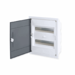 FLUSH MOUNTING 24 MODULES 2 ROWS TRANSPARENT