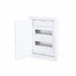 FLUSH MOUNTING 24+4 MODULES 2 ROWS WHITE DOOR