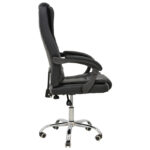 Καρέκλα γραφείου διευθυντή Toronsi pakoworld μαύρο pu 60x68x128εκ - Image 3