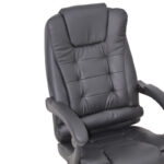 Καρέκλα γραφείου διευθυντή Toronsi pakoworld μαύρο pu 60x68x128εκ - Image 6