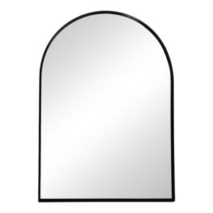 Καθρέπτης Mirrory Inart μαύρο αλουμίνιο 50x2.5x80εκ