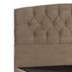 Κρεβάτι Lanse pakoworld διπλό με αποθηκευτικό χώρο καφέ 160x200εκ - Image 5