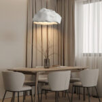 Φωτιστικό οροφής Gkery pakoworld E27 ps λευκό Φ52x30εκ - Image 2