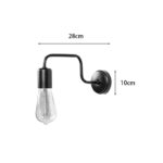 Φωτιστικό τοίχου-απλίκα Kerquin pakoworld led μέταλλο μαύρο 28x10x11εκ - Image 3