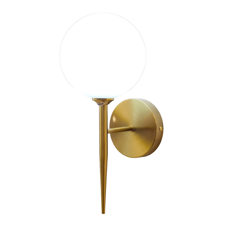 342-000118 Φωτιστικό τοίχου-απλίκα Kerlibin pakoworld G9 μέταλλο χρυσο-λευκο 13x18x34εκ