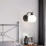 Φωτιστικό τοίχου-απλίκα Belinest pakoworld E27 μέταλλο - γυαλί σε μαύρο-λευκό 20x14x17εκ - Image 2