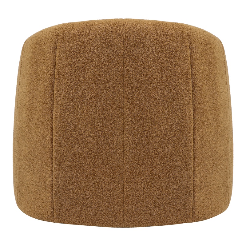 350-000016-5 Πολυθρόνα Fassy pakoworld μπουκλέ ύφασμα σε ταμπά απόχρωση 80x66x80εκ - Image 6