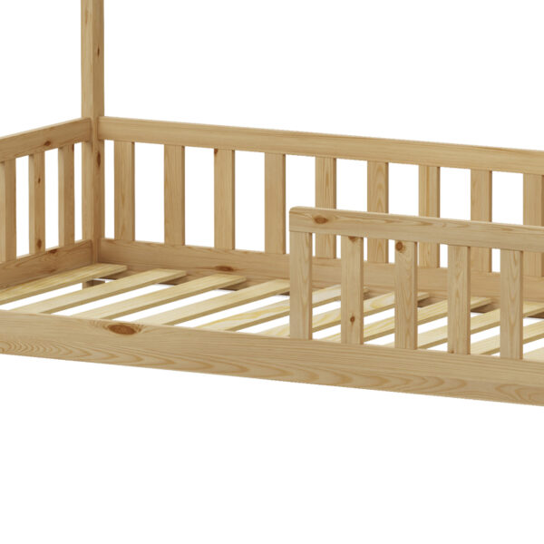 Παιδικό κρεβάτι Callan τ.Montessori με κιγκλίδωμα pakoworld ξύλο πεύκου σε φυσική απόχρωση 90x190εκ - Image 7