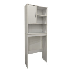 Έπιπλο πλυντηρίου Tazien pakoworld σε λευκή απόχρωση 60x24x168.5εκ