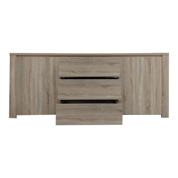 Μπουφές Kalya pakoworld σε sonoma απόχρωση 220x49x89.5εκ - Image 3