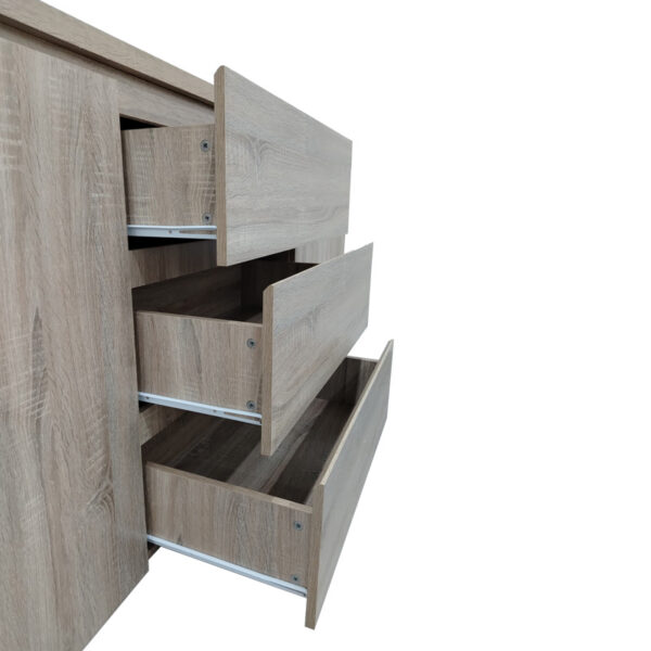 Μπουφές Kalya pakoworld σε sonoma απόχρωση 220x49x89.5εκ - Image 6