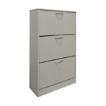 Παπουτσοθήκη Savaz pakoworld σε λευκή απόχρωση 60x24x114εκ