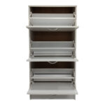 Παπουτσοθήκη Savaz pakoworld σε λευκή απόχρωση 60x24x114εκ - Image 3