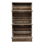 Παπουτσοθήκη Savaz pakoworld σε sonoma απόχρωση 60x24x114εκ - Image 3