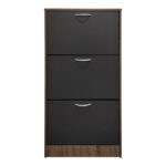 Παπουτσοθήκη Savaz pakoworld σε oak-ανθρακί απόχρωση 60x24x114εκ - Image 3