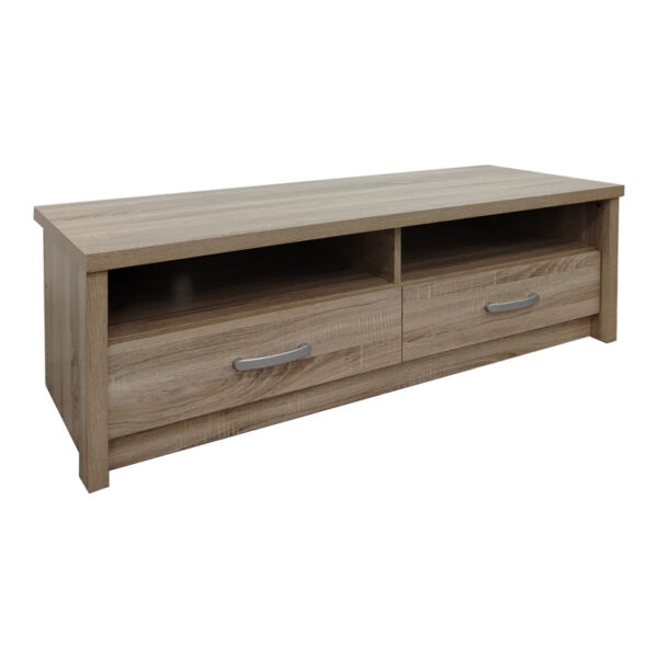 Έπιπλο τηλεόρασης Podizor pakoworld σε sonoma απόχρωση 120x45x42.5εκ - Image 2