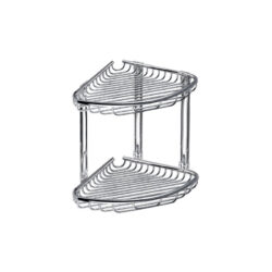 Καλάθι γωνιακό σχαρωτό RETI 963777 Χρωμέ KARAG 21x21x27cm