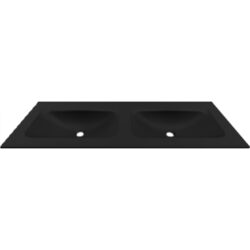 Νιπτήρας επίπλου διπλός ANIM 120 Black BDVIV122BK46 KARAG 120
