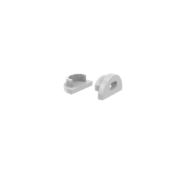 SET OF GREY PLASTIC END CAPS FOR P172