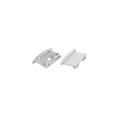 SET OF GREY PLASTIC END CAPS FOR P191