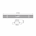 LED LINEAR HIGHBAY 100W 16000LM 5000K 30°x90° CRI 80 PHILLIPS LED SOSEN DRIVER 5 YEARS WARRANTY - Image 2