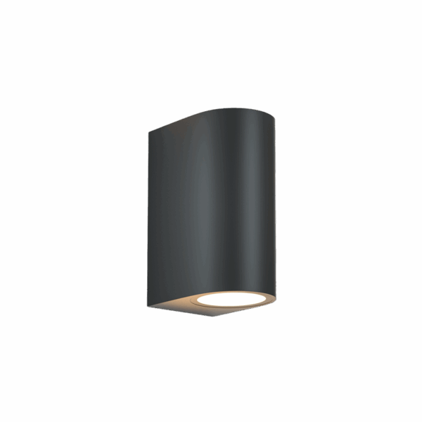 it-Lighting Michigan 2xGU10 Outdoor Up-Down Wall Lamp Anthracite D:14.7cmx9cm (80200144)