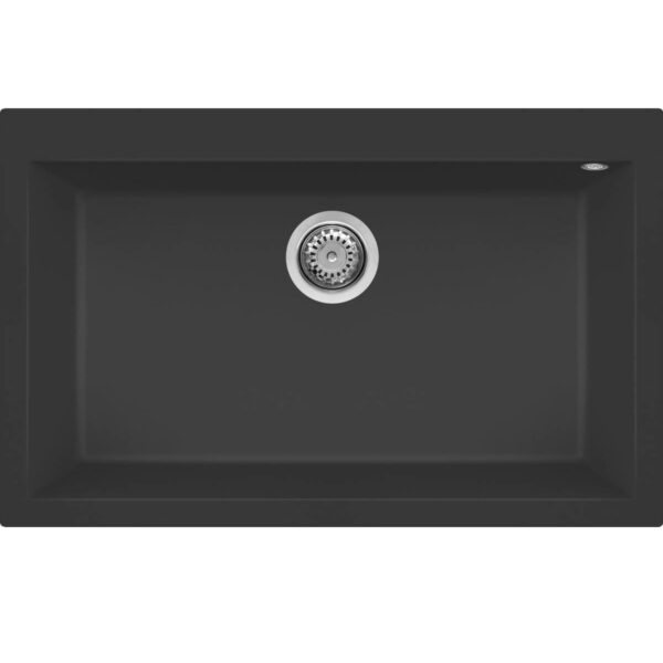 Νεροχύτης κουζίνας QUADRA 130 Nero 40 ELLECI 79x50cm