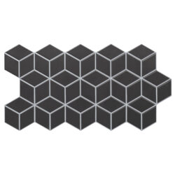 Πλακάκι RHOMBUS Black KARAG 26