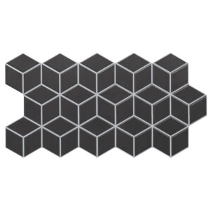 Πλακάκι RHOMBUS Black KARAG 26