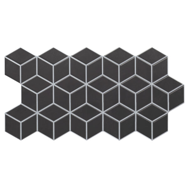 Πλακάκι RHOMBUS Black KARAG 26