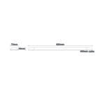LED LINEAR LUMINAIRE 19W 1650LM 3000K 120° 230V AC IP40 Ra>80 30.000HRS 600mm - Image 2