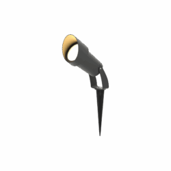 it-Lighting Shafer 1xGU10 Outdoor Spike Light Anthracite D:27cmx18cm (80600144)