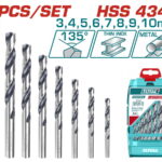TOTAL ΕΠΑΓΓ. ΣΕΤ ΤΡΥΠΑΝΙΑ HSS DIN4341 8ΤΕΜ (TACSD0085)
