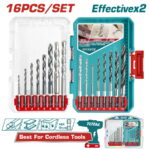 TOTAL ΕΠΑΓΓ. ΣΕΤ ΤΡΥΠΑΝΙΑ HSS + ΜΠΕΤΟΥ + ΞΥΛΟΥ 16ΤΕΜ (TACSDL11608)