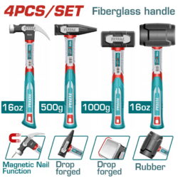 TOTAL ΣΕΤ ΣΦΥΡΙΩΝ 4ΤΕΜ (THCH6004)