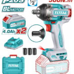 TOTAL ΕΠΑΓΓ. ΜΠΟΥΛΟΝΟΚΛΕΙΔΟ ΜΠΑΤ. Li-ion 20V / 4Ah / 500Nm / 2 ΜΠΑΤΑΡΙΕΣ (TIWLI2050)