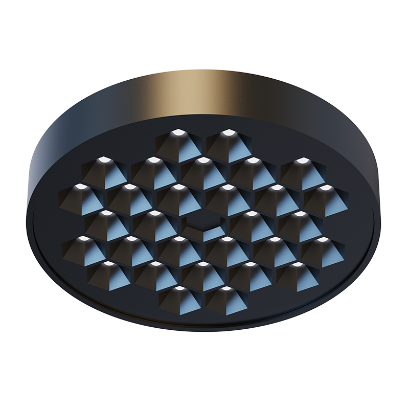 TREYE1540B-2 ΜΙΝΙ ΜΑΥΡΟ ΜΑΓΝΗΤΙΚΟ ΣΠΟΤ 24V DC 15W 4000K 1100LM 50° RA90 5YRS Φ122*32ΜΜ - Image 3