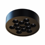 ΜΙΝΙ ΜΑΥΡΟ ΜΑΓΝΗΤΙΚΟ ΣΠΟΤ 24V DC 5W 4000K 300LM 50° RA90 5YRS Φ71*32ΜΜ - Image 2