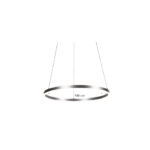 Inlight Κρεμαστό φωτιστικό LED 45W 3CCT (by switch on base) D:100cm (6095-AA-Black) - Image 2