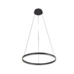 Inlight Κρεμαστό φωτιστικό LED 45W 3CCT (by switch on base) D:100cm (6095-AA-Black) - Image 5